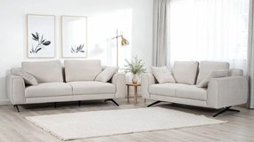 Detroit 3-Seater Sofa Beige
