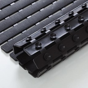 Nora Αντιολισθητικό Πατάκι 39x69cm Black Sealskin