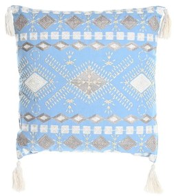 Μαξιλάρι DKD Home Decor Μπλε Λευκό 40 x 15 x 40 cm