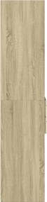 vidaXL Ντουλάπι Sonoma Δρυς 50x42,5x185 εκ. από Επεξεργασμένο Ξύλο