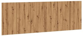 vidaXL Κεφαλάρι Κρεβατιού Αρτισιανή Δρυς 240x1,5x80εκ Επεξεργ. Ξύλο