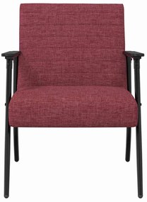 vidaXL Πολυθρόνα Κόκκινο 59 x 75 x 78 εκ ύφασμα