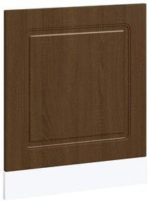 Πίνακας πλυντηρίου πιάτων "Kalmar" Καφέ Δρυς 60x1,5x67 cm - Καφέ