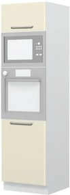 Επιδαπέδιο ντουλάπι φούρνου ψηλό Modena K21-60-RM-Λευκό - Μπεζ