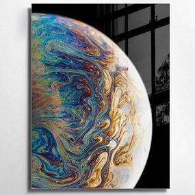 Πίνακας Γυάλινος 123BZM1775 45x65cm Multi Wallity Κάθετοι Glass