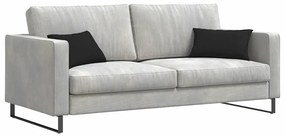 vidaXL Μαξιλάρι Καναπέ 2 pcs Μαύρο 50 x 30 cm ύφασμα