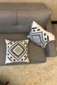 Stewehome Σετ 2 τεμαχίων μαξιλαροθήκες με κέντημα 43x43 cm