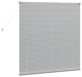 vidaXL Ρολό Παραθύρου με κουρτίνες Ασημί Αλουμίνιο