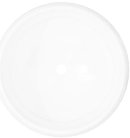vidaXL Νιπτήρας Στρογγυλός Λευκός 40 x 15 εκ. Κεραμικός