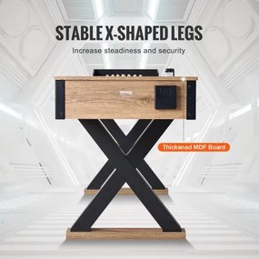 VEVOR 274,3 cm Shuffleboard Table 2 in 1 Shuffleboard and Bowling Combo Set