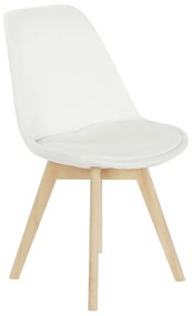 Καρέκλα DKD Home Decor Λευκό 48 x 56 x 83 cm