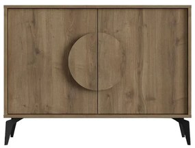 Μπουφές Gora σε απόχρωση ανοιχτό καρυδί 110x35.6x82εκ 110x35.6x82 εκ.