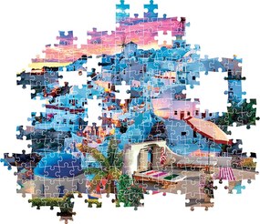 Clementoni Παζλ High Quality Collection Σαντορίνη 500 τμχ - Compact Box