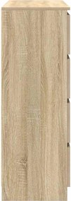 vidaXL Ντουλάπι Sonoma Δρυς 100x35x99 εκ. από Επεξεργασμένο Ξύλο