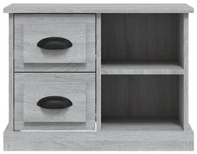 vidaXL Κομοδίνο Γκρι Sonoma 60 x 35,5 x 45 εκ.