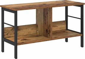vidaXL Ράφι Βιβλίων 2 επιπέδων 82 x 32 x 47 εκ. Επεξεργασμένο Ξύλο