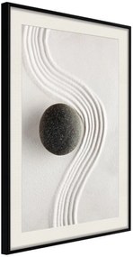 Αφίσα - Zen Garden - 20x30 - Μαύρο - Με πασπαρτού