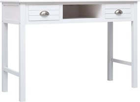 vidaXL Γραφείο Λευκό 110 x 45 x 76 εκ. Ξύλινο