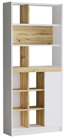 Βιβλιοθήκη &quot;VIANA&quot; σε χρώμα felt/λευκό 76x25x170