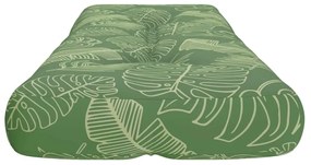 Μαξιλάρι Παλέτας με Σχέδιο Φύλλων 120 x 40 x 12 εκ. Υφασμάτινο - Πράσινο