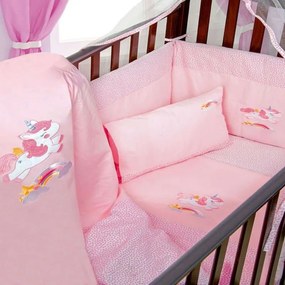 Κουνουπιέρα Βρεφική Unicorn 41 Ροζ DimCol 160x490cm 100% Cotton