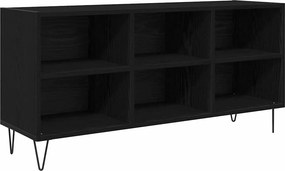 vidaXL Ντουλάπι TV Μαύρη Οξυά 103,5 x 30 x 50 εκ Επεξεργασμένο ξύλο