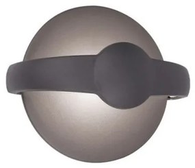 Απλίκα Φωτιστικό Τοίχου LED 12W 3000K IP65 Φ18,3 Mayorka Viokef-4298700-Ανθρακί 4298700