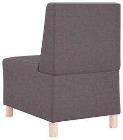 vidaXL Μοναδικός Καναπές χωρίς Χερούλια 3 pcs Γκρι 55 x 74 x 82 εκ.