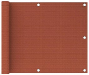 Διαχωριστικό Βεράντας Τερακότα 75 x 600 εκ. από HDPE