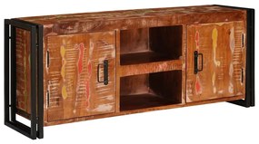 vidaXL Ντουλάπι TV Πολύχρωμο 120 x 30 x 50 cm Μασίφ ανακυκλωμένο ξύλο