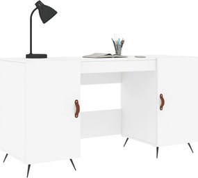 vidaXL Γραφείο Λευκό 140 x 50 x 75 εκ. από Επεξεργασμένο Ξύλο
