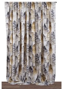 Κουρτίνα Forest Με Τρέσα Beige Anna Riska 140X270cm 100% Cotton