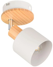 Φωτιστικό Οροφής - Σποτ Shanti 862700176 Φ10x20cm 1xE14 10W Natural-Grey Trio Lighting