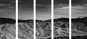 Εικόνα 5 τμημάτων Εθνικό Πάρκο Κοιλάδας του Θανάτου σε ασπρόμαυρο - 100x50