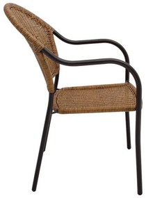 Καρέκλα FL234 Fylliana Καφέ 65x54x87 εκ. 65x54x87 εκ.