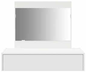 vidaXL Τραπέζι περιποίησης Λευκό 83 x 40 x 70 εκ Επεξεργασμένο ξύλο