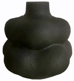 Βάζο Κεραμικό Μαύρο Art Et Lumiere Φ30,5x27,5εκ. 25012