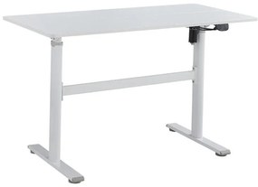 Height adjustable work desk Karla white 120x60x72/115cm 120x115x72 εκ.