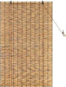 vidaXL Ρόλερ (στόρι) Καφέ 100 x 160 cm Καλάμι