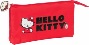 Κασετίνα Hello Kitty Iconic Λευκό Κόκκινο 22 x 12 x 3 cm