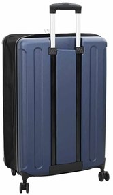 vidaXL Βαλίτσα με κλειδαριά Σκούρο Μπλε 50 x 30 x 76 εκ. ΑΒΣ Πλαστικό