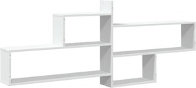 vidaXL Ράφι Τοίχου Λευκό 167,5x18x68 εκ. από Επεξεργασμένο Ξύλο