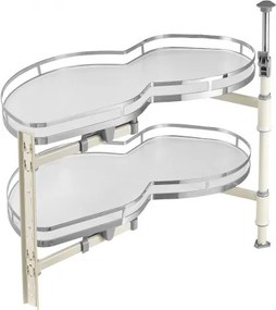 VEVOR 2 Tier Swing Left Blind Corner Cabinet Pull Out Soft Close Organizer