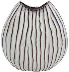 Βάζο Κεραμικό 003-125-120 21x8x23cm White-Grey Κεραμικό