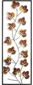 Διακοσμητικό Τοίχου Platane 930DYU1208 32x90cm Brown-Gold Wallity Μέταλλο
