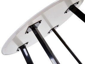 Τραπέζι Riverton 488, Μαύρο, 76cm, Ινοσανίδες μέσης πυκνότητας, Μέταλλο | Epipla1.gr