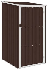 vidaXL Αποθήκη Κήπου Καφέ 87 x 98 x 159 εκ. από Γαλβανισμένο Ατσάλι