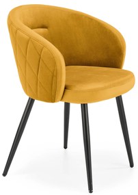 60-21184 K430 chair color: mustard DIOMMI V-CH-K/430-KR-MUSZTARDOWY, 1 Τεμάχιο