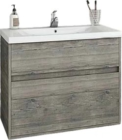 Drop Instinct 80 Smoked Oak - Βάση Επίπλου Με Νιπτήρα (80x46)