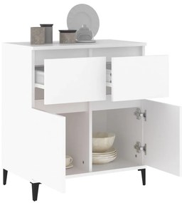 vidaXL Συρταριέρα Λευκή 60 x 35 x 70 εκ. από Επεξεργασμένο Ξύλο